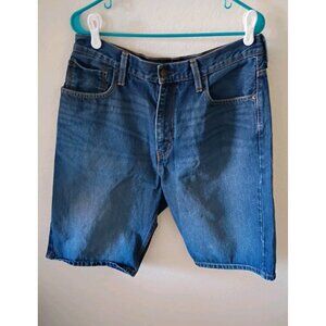 Levi Strauss 569 Denim Jeans Shorts Pants Mens Size 34 Casual Blue
